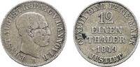 Braunschweig-Calenberg-Hannover 1/12 Taler Ernst August 1837-1851 -