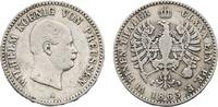 Brandenburg-Preußen 1/6 Taler Wilhelm I. 1861-1888 -