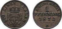 Brandenburg-Preußen Cu Pfennig Wilhelm I. 1861-1888 -