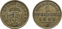 Brandenburg-Preußen Cu Pfennig Wilhelm I. 1861-1888 -