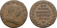 Haus Habsburg Cu 2 Liards Leopold II. 1790-1792 -