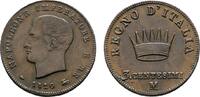 Italien-Königreich Cu 3 Centesimi Napoleon I. 1804-1814 -