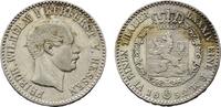Hessen-Kassel 1/6 Taler Friedrich Wilhelm I. 1847-1866 -