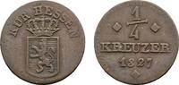 Hessen-Kassel Cu 1/4 Kreuzer Wilhelm II. 1821-1847 -