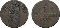 Hessen-Kassel Cu 1/4 Kreuzer Wilhelm II. 1821-1847 -