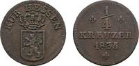 Hessen-Kassel Cu 1/4 Kreuzer Wilhelm II. 1821-1847 -
