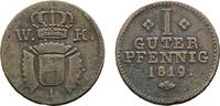 Schaumburg-Hessen Cu Guter Pfennig Wilhelm I. von Hessen-Kassel 1803-1821 -