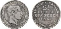 Hessen-Kassel 2 1/2 Silbergroschen Friedrich Wilhelm I. 1847-1866 -