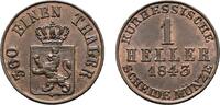 Hessen-Kassel Cu Heller Wilhelm II. und Friedrich Wilhelm 1831-1847 -