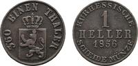 Hessen-Kassel Cu Heller Friedrich Wilhelm I. 1847-1866 -