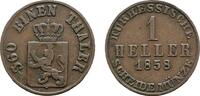 Hessen-Kassel Cu Heller Friedrich Wilhelm I. 1847-1866 -