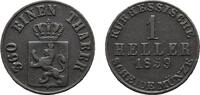 Hessen-Kassel Cu Heller Friedrich Wilhelm I. 1847-1866 -
