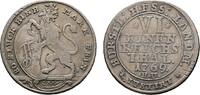 Hessen-Kassel 1/6 Taler Friedrich II. 1760-1785 -