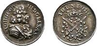 Sachsen-Albertinische Linie Miniaturmedaille Johann Georg III. 1680-1691 -