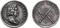 Sachsen-Albertinische Linie Miniaturmedaille Johann Georg III. 1680-1691 -