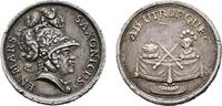 Sachsen-Albertinische Linie Kleine Medaille Johann Georg III. 1680-1691 -