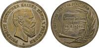 Brandenburg-Preußen Bronzemedaille Friedrich III. 1888 -