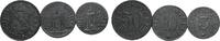 Lützen 5, 10, 50 Pfennig -