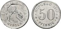 Menden  50 Pfennig 1919 Vorzüglich - Stempelglanz