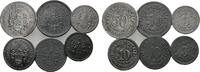 Meuselwitz  5, 10, 50 Pfennig 1918 6 Stück Sehr schön - vorzüglich