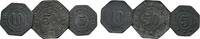 Mühlhausen 5, 10, 50 Pfennig -