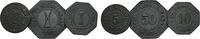 Mühlhausen 5, 10, 50 Pfennig -