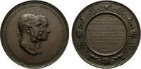 Braunschweig-Calenberg-Hannover Bronzemedaille Georg V. 1851-1866 -