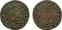 Pfalz, Kurlinie Zeitgenössische Fälschung des 2 Kreuzer Karl Theodor 1743-1799 -