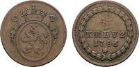 Pfalz, Kurlinie Cu 1/2 Kreuzer Karl Theodor 1743-1799 -