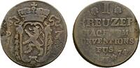 Pfalz-Birkenfeld-Zweibrücken Cu Kreuzer Christian IV. 1735-1775 -