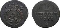 Pfalz-Birkenfeld-Zweibrücken Cu Heller Carl II. August 1775-1795 -
