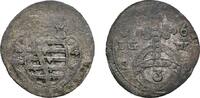 Sachsen-Gotha-Altenburg 3 Pfennig Friedrich I. 1675-1691 -