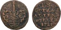 Sachsen-Gotha-Altenburg Cu Heller Friedrich II. 1691-1732 -