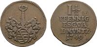Sachsen-Gotha-Altenburg Cu 1 1/2 Pfennig Friedrich III. 1732-1772 -