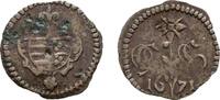 Sachsen-Altenburg Cu Heller Friedrich Wilhelm III. 1669-1672 -