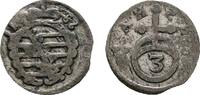 Sachsen-Coburg Dreier Albrecht III. 1680-1699 -