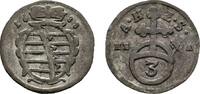 Sachsen-Coburg 3 Pfennig Albrecht III. 1680-1699 -