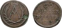 Sachsen-Coburg Cu Heller Albrecht III. 1680-1699 -