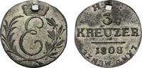 Sachsen-Coburg-Saalfeld 3 Kreuzer Ernst 1806-1826 -