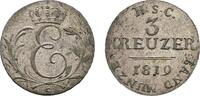 Sachsen-Coburg-Saalfeld 3 Kreuzer Ernst 1806-1826 -