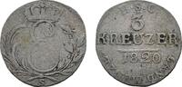 Sachsen-Coburg-Saalfeld 3 Kreuzer Ernst 1806-1826 -