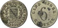 Sachsen-Coburg-Gotha 6 Kreuzer 1835 Ernst I. 1826-1844 Patina. Sehr schö... 25,00 EUR  zzgl. 3,00 EUR Versand