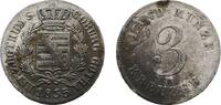 Sachsen-Coburg-Gotha 3 Kreuzer 1835 Ernst I. 1826-1844 Fast sehr schön 10,00 EUR  zzgl. 3,00 EUR Versand