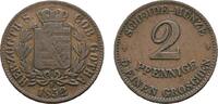 Sachsen-Coburg-Gotha Cu 2 Pfennig 1852 F Ernst II. 1844-1893 Fast sehr s... 5,00 EUR  zzgl. 3,00 EUR Versand