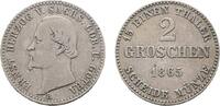 Sachsen-Coburg-Gotha 2 Groschen 1865 B Ernst II. 1844-1893 Fast sehr schön 20,00 EUR  zzgl. 3,00 EUR Versand