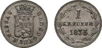 Nassau Kreuzer 1835 Wilhelm 1816-1839 Sehr schön 15,00 EUR  zzgl. 3,00 EUR Versand