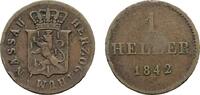 Nassau Cu Heller 1842 Adolph 1839-1866 Selten. Fast sehr schön 20,00 EUR  zzgl. 3,00 EUR Versand