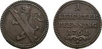 Bamberg, Bistum Cu Leichter Pfennig 1761 Adam Friedrich von Seinsheim 17... 20,00 EUR  zzgl. 3,00 EUR Versand