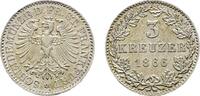 Frankfurt, Stadt 3 Kreuzer 1866 Winz. Randfehler, sehr schön - vorzüglich 15,00 EUR  zzgl. 3,00 EUR Versand
