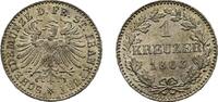 Frankfurt, Stadt Kreuzer 1863 Fast Stempelglanz 25,00 EUR  zzgl. 3,00 EUR Versand